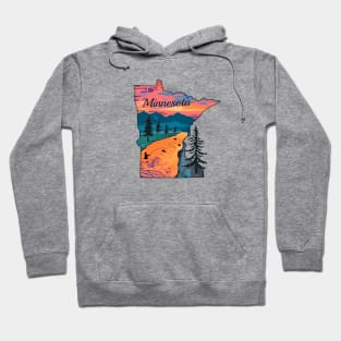 Minnesota Fly Fishing State River Sunset by TeeCreations Hoodie